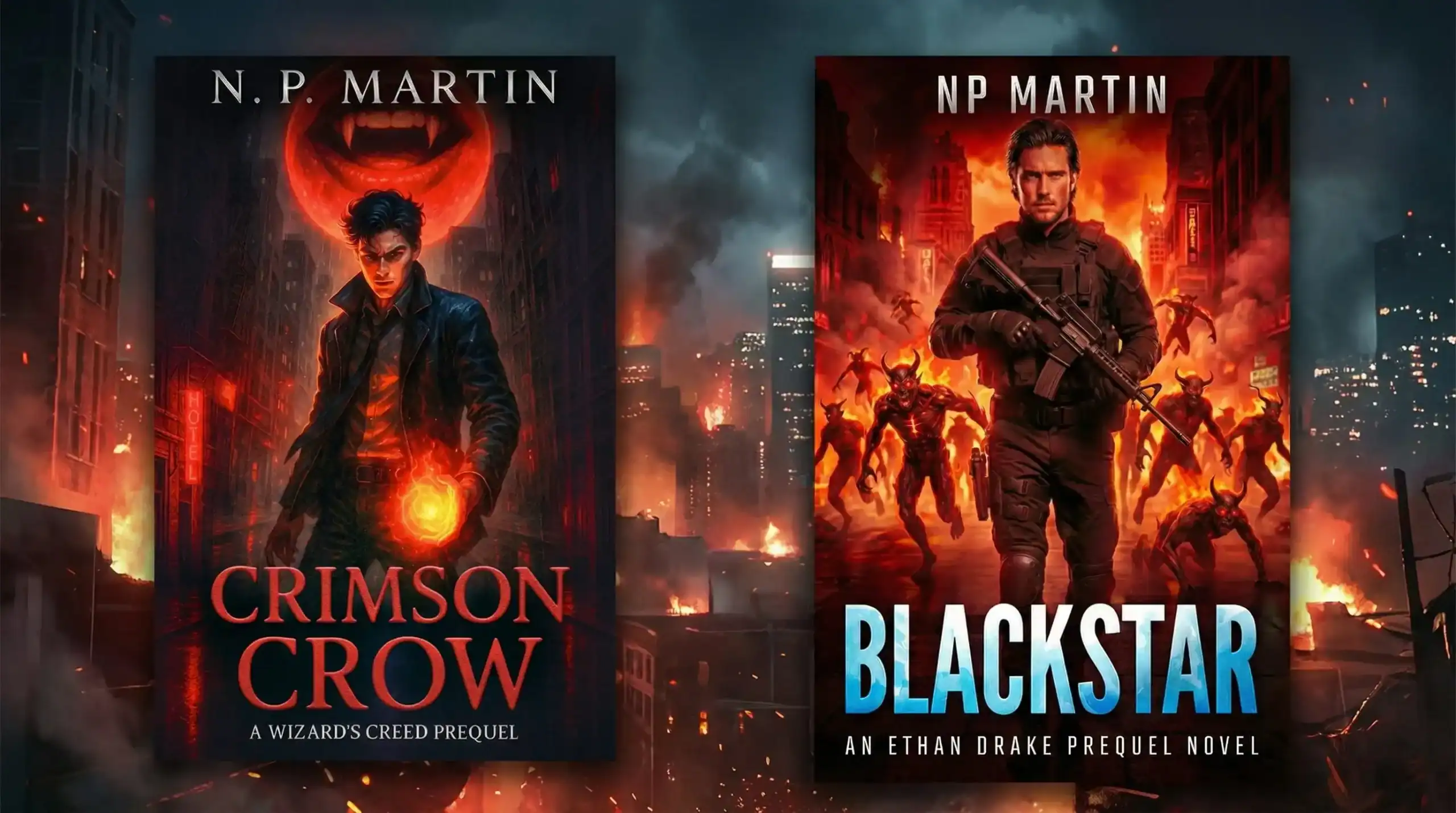 Blackstar and Crimson Crow – N.P. Martin free novels